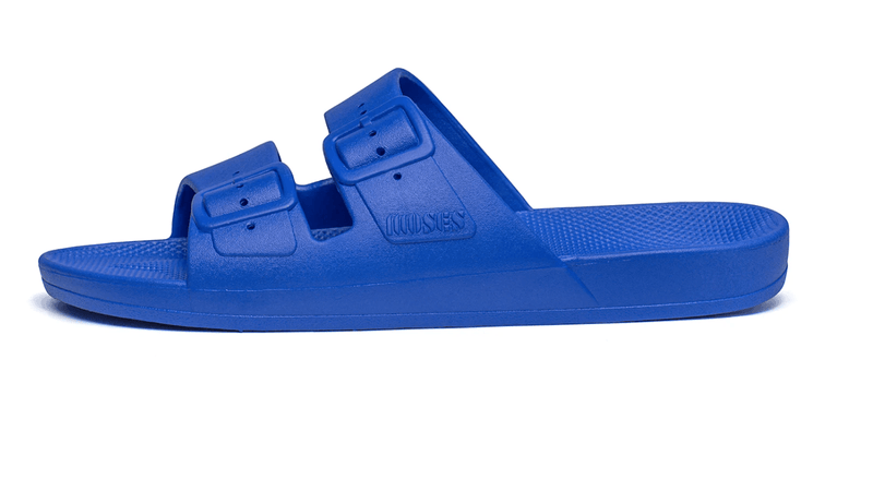 Freedom Moses - Scented Slides in Electric Blue - OutDazl