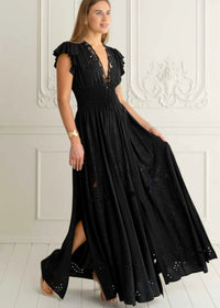Glamour Maxi Embroidered Dress