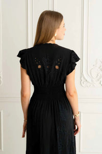 Glamour Maxi Embroidered Dress