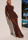 Greta One Shoulder Knit Maxi