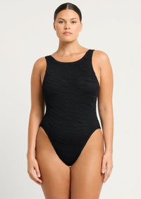 x Georgia Fowler Guiness One Piece Black Swimsuit