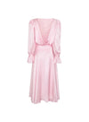 Harmur - Gilly Silk Dress in Pink - OutDazl