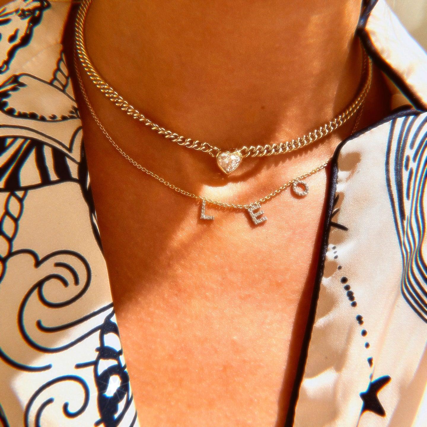 Heavenly Necklaces - A LA FOLIE Necklace in Silver - OutDazl