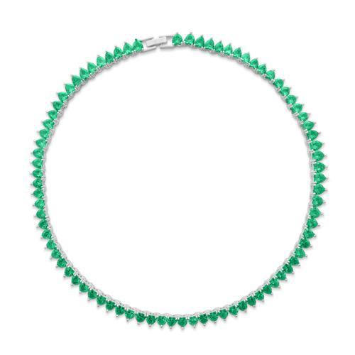 Heavenly Necklaces - Emerald Mon Cœur Necklace - OutDazl
