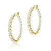 Heavenly Necklaces - Gold Mon Cœur Hoop Earrings - OutDazl
