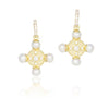 Heavenly Necklaces - Romantics Petite Gold Pearl Drops (No Hoops) - OutDazl