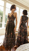 Hemant & Nandita - Tana Black Print Dress - OutDazl