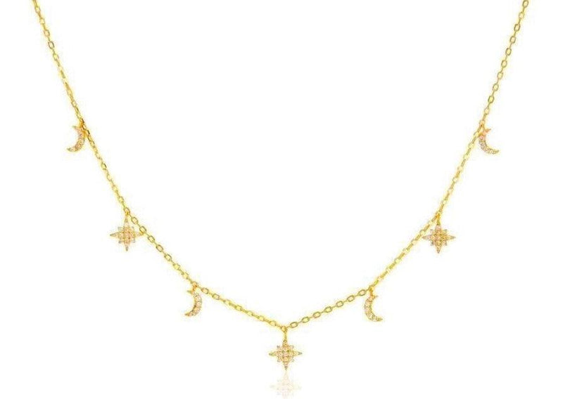 ICANDI - Solar Necklace in Gold - OutDazl