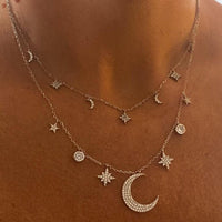 ICANDI - Solar Necklace in Silver - OutDazl