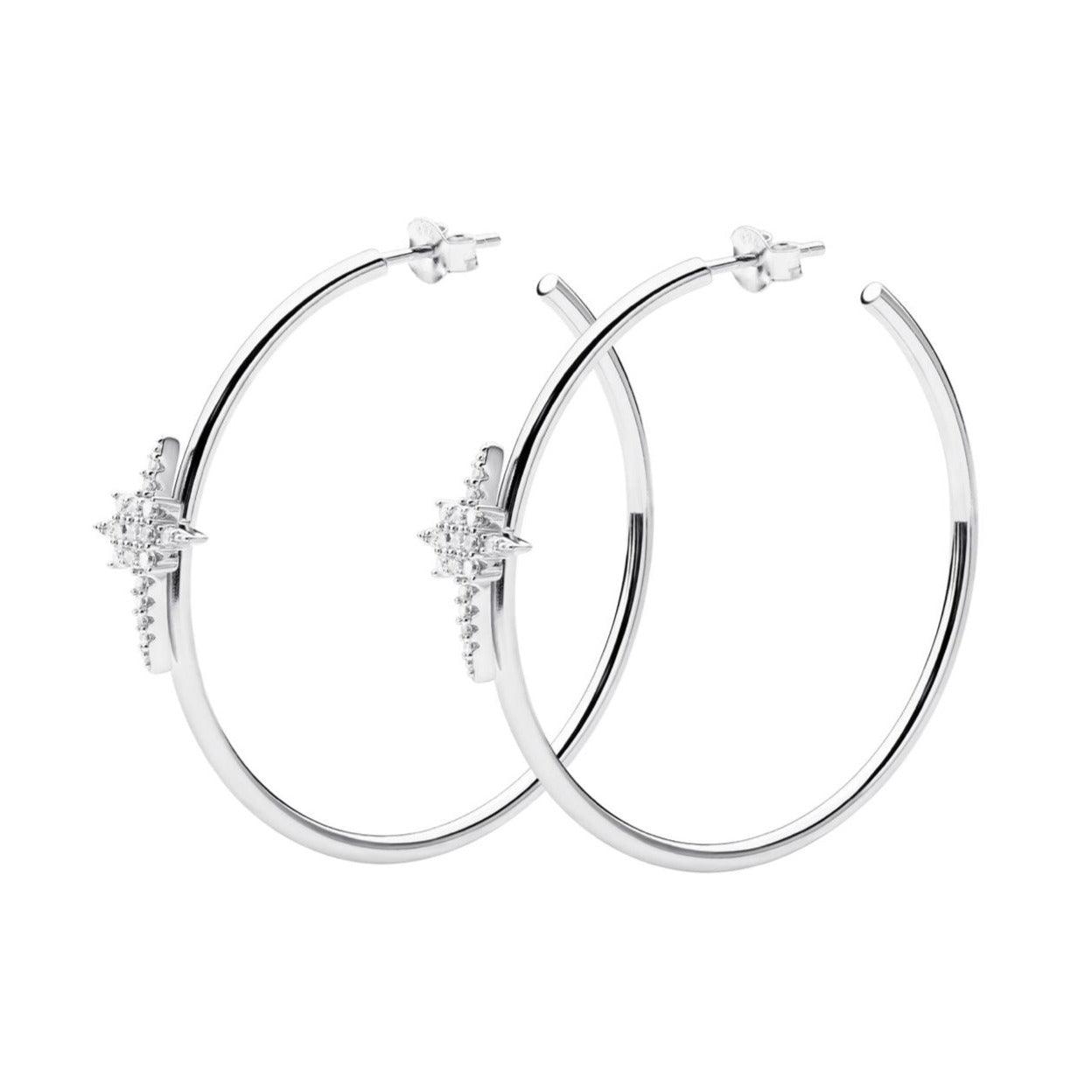 ICANDI - Valhalla Hoops in Silver - OutDazl