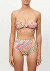 It's Now Cool - The Knot Bandeau in Rainbow - OutDazl