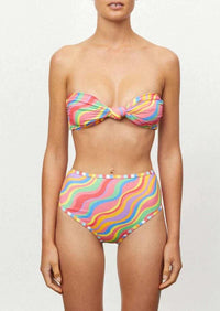 It's Now Cool - The Knot Bandeau in Rainbow - OutDazl