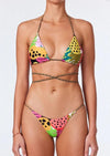 It's Now Cool - The Long Tie Tri Top in Tropicool - OutDazl
