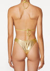 It's Now Cool - The Luxe Tri Top in Gold - OutDazl