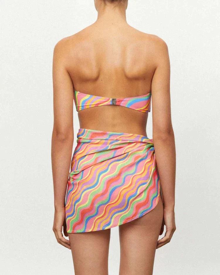 It's Now Cool - The Mesh Sarong in Rainbow - OutDazl