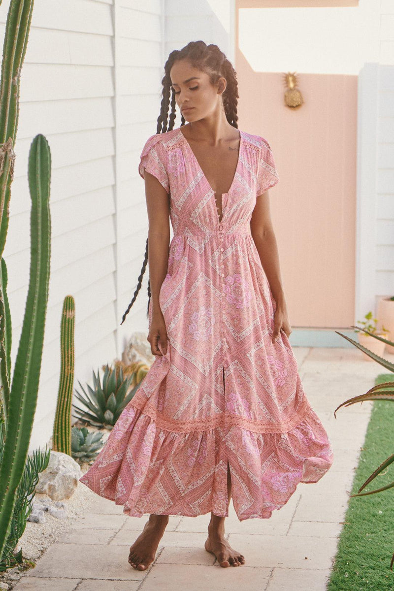 JAASE - Afrodita Print Carmen Dress - OutDazl