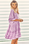 JAASE - Bindi Mini Dress in Roaming Free Print - OutDazl