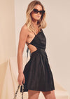 JAASE - Black Ellie Linen Mini Dress - OutDazl