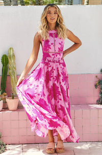 Jaase - Endless Summer Maxi Dress in Valentine Print - OutDazl