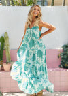 JAASE - Erryn Maxi Dress in Capri Sea Print - OutDazl