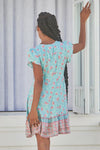 JAASE - Faithful Mini Dress in Pegaso Print - OutDazl