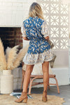 Jaase - Frida Mini Dress in Fleetwood Print - OutDazl