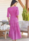 JAASE - Fuchsia Print Berry Maxi Dress - OutDazl