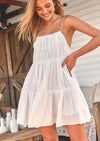 JAASE - Jaase Mali White Mini Dress - OutDazl