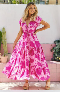 JAASE - Jaase Maxi Dress Melissa in Valentine Print - OutDazl