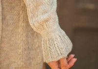 JAASE - Long Knit Cardigan in Sand - OutDazl