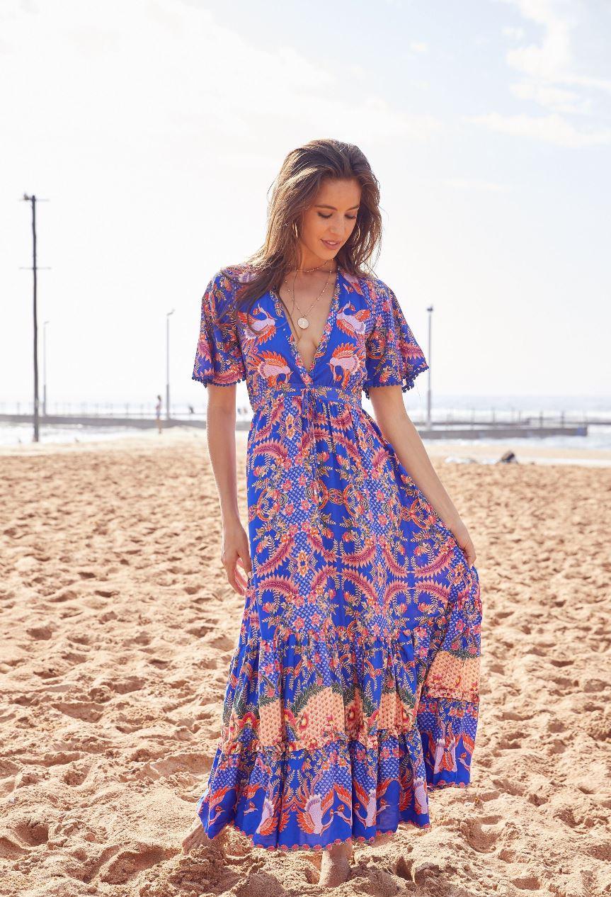 Maxi Dress Ashland in Bodhi Print