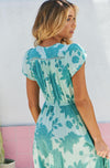 JAASE - Maxi Dress Carmen in Capri Sea Print - OutDazl