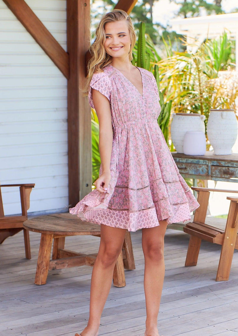 JAASE - Mini Montana Dress in Rosabella Print - OutDazl