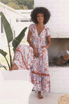JAASE - Neapolitan Print Carmen Dress - OutDazl