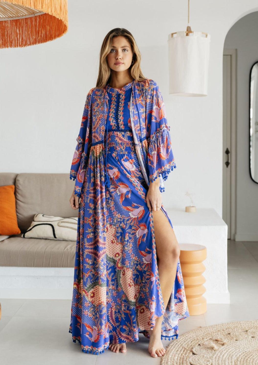 Jaase Primrose Dress in Bodhi Print | Jaase – OutDazl