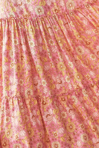 JAASE - Salsa Maxi Bandeau Dress in Pink Avalon Print - OutDazl