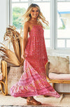 JAASE - Strawberry Sunset Print Maxi Dress September - OutDazl