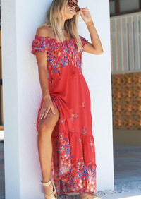 JAASE - Sunset Print Saria Maxi Dress - OutDazl