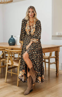 JAASE - Teresa Maxi Dress in Camomile Print - OutDazl