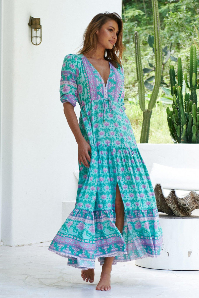 JAASE - Tessa Maxi Dress in Boreal Print - OutDazl