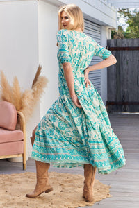 JAASE - Tessa Maxi Dress in Opal Print - OutDazl