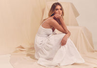 JAASE - White Linen Bambi Maxi - OutDazl