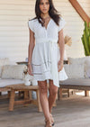 JAASE - White Montana Mini dress - OutDazl