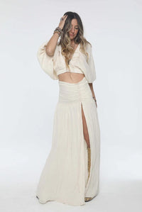 Jen's Pirate Booty - Exile Maxi Skirt in Cotton Gauze - OutDazl