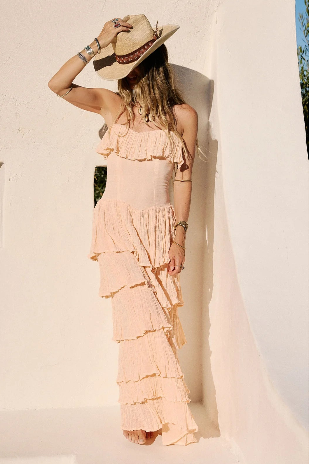 Jen's Pirate Booty Bandeau Maxi Dress Te Amo – OutDazl