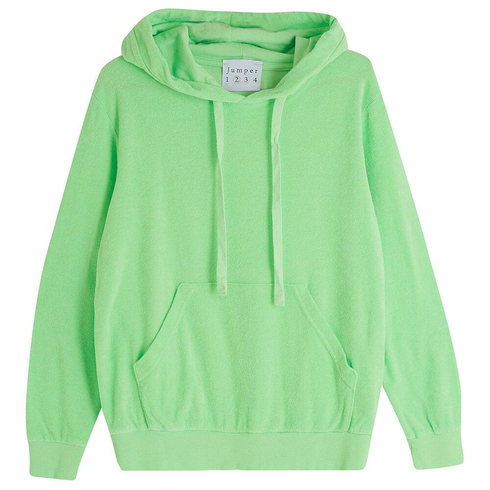Jumper1234 - Terry hoodie in Green - OutDazl