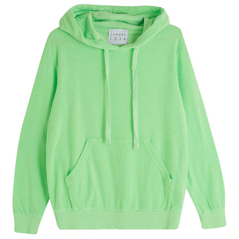 Jumper1234 - Terry hoodie in Green - OutDazl