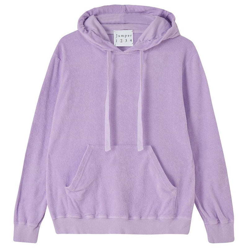 Jumper1234 - Terry hoodie in Lavender - OutDazl