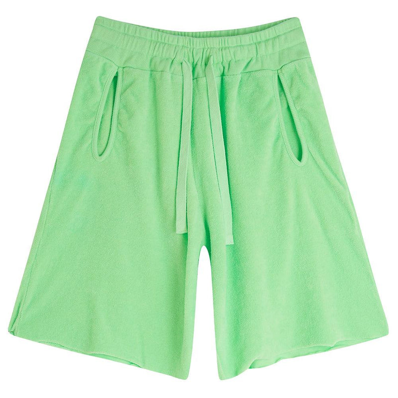Jumper1234 - Terry Shorts in Neon Green - OutDazl