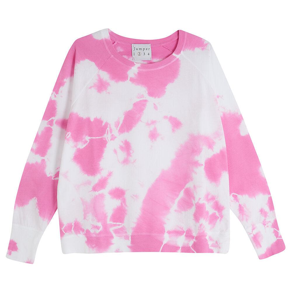 Pink tie clearance dye jumper